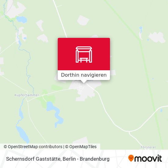 Schernsdorf Gaststätte Karte