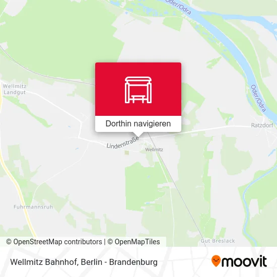 Wellmitz Bahnhof Karte