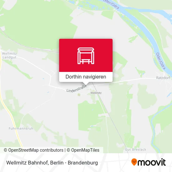 Wellmitz Bahnhof Karte