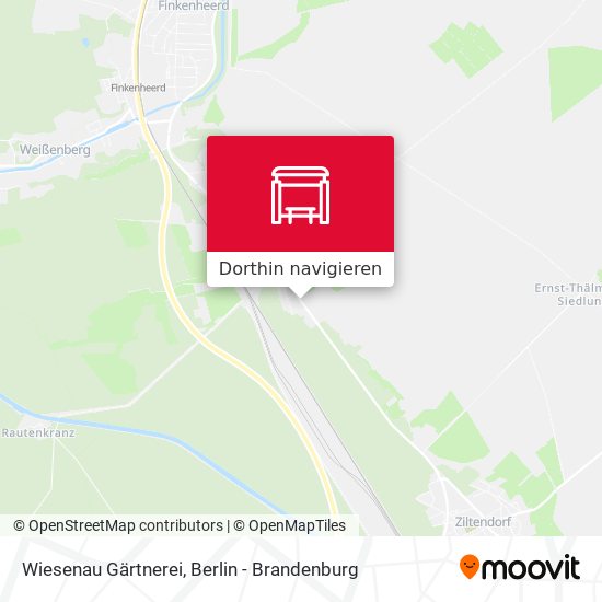 Wiesenau Gärtnerei Karte