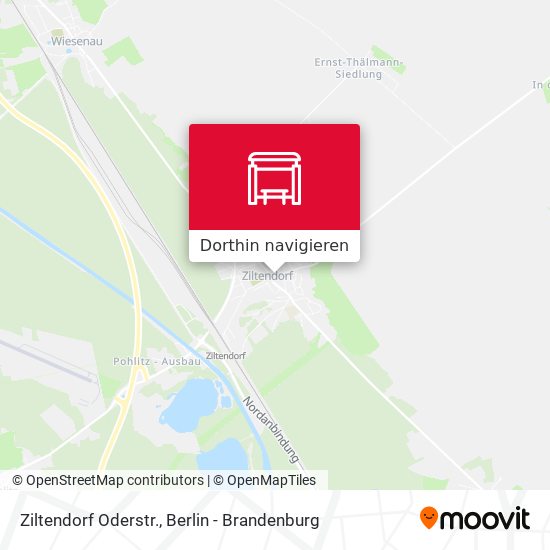 Ziltendorf Oderstr. Karte