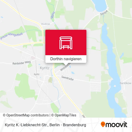 Kyritz K.-Liebknecht-Str. Karte