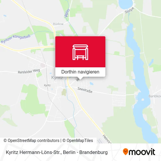 Kyritz Hermann-Löns-Str. Karte