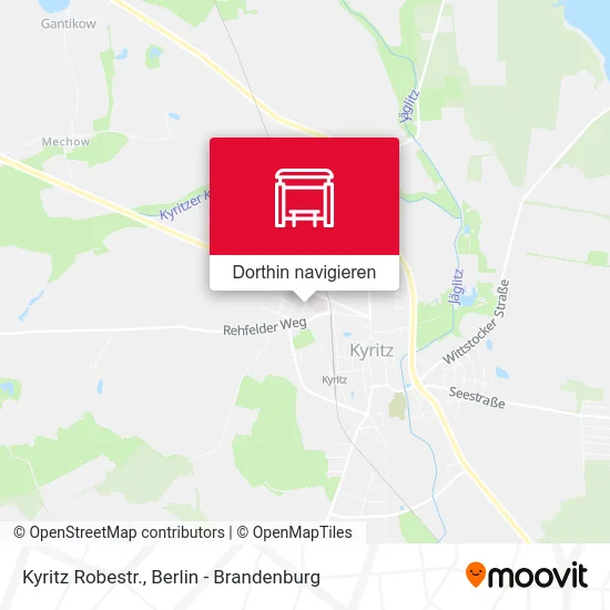 Kyritz Robestr. Karte