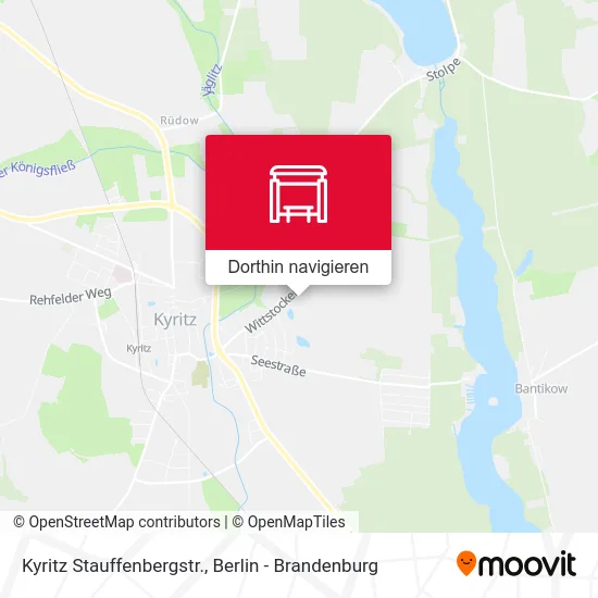 Kyritz Stauffenbergstr. Karte