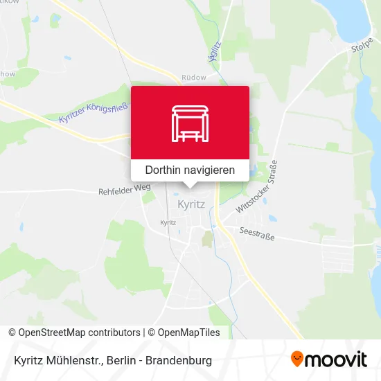 Kyritz Mühlenstr. Karte