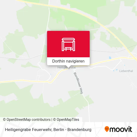 Heiligengrabe Feuerwehr Karte