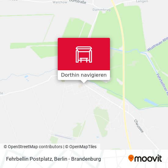 Fehrbellin Postplatz Karte