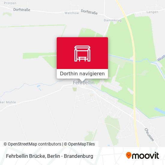 Fehrbellin Brücke Karte
