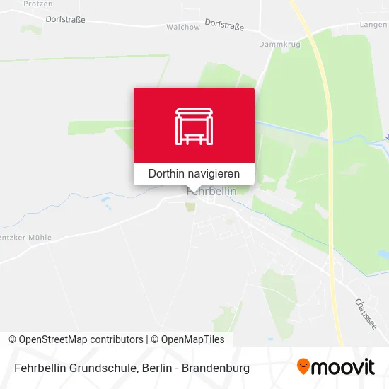 Fehrbellin Grundschule Karte