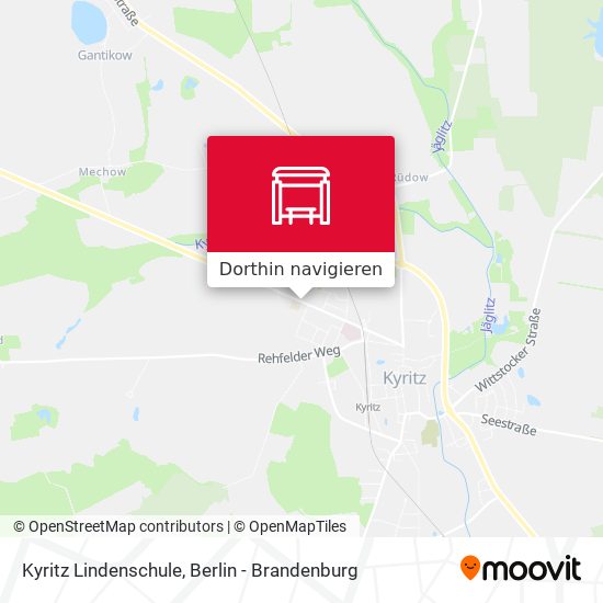Kyritz Lindenschule Karte