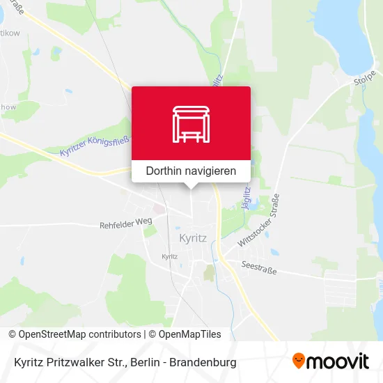 Kyritz Pritzwalker Str. Karte