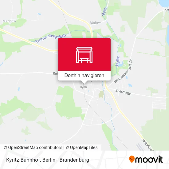 Kyritz Bahnhof Karte