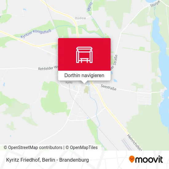 Kyritz Friedhof Karte