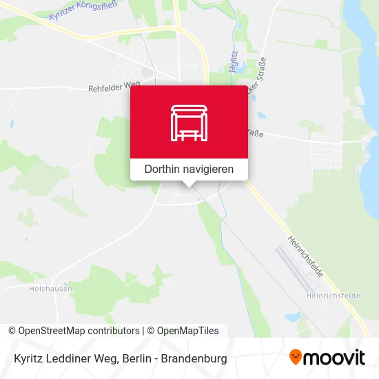 Kyritz Leddiner Weg Karte