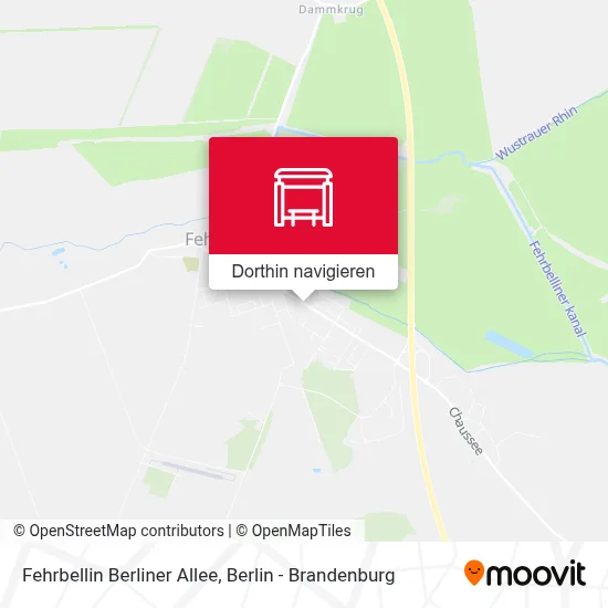 Fehrbellin Berliner Allee Karte