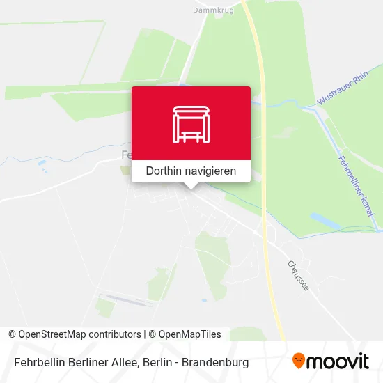 Fehrbellin Berliner Allee Karte