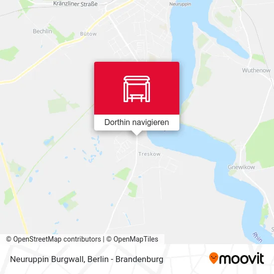 Neuruppin Burgwall Karte