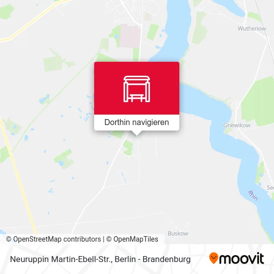 Neuruppin Martin-Ebell-Str. Karte