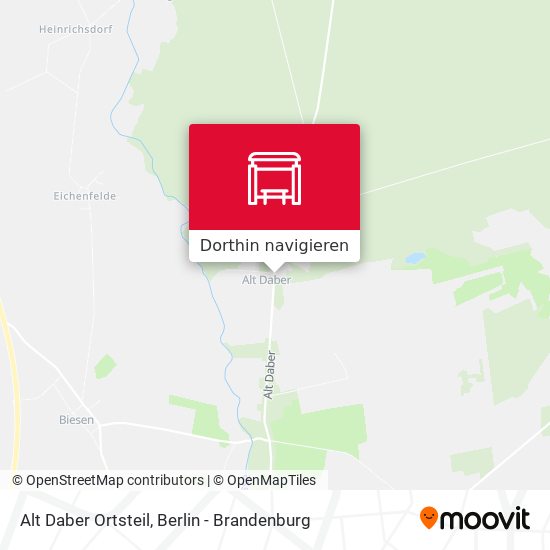 Alt Daber Ortsteil Karte