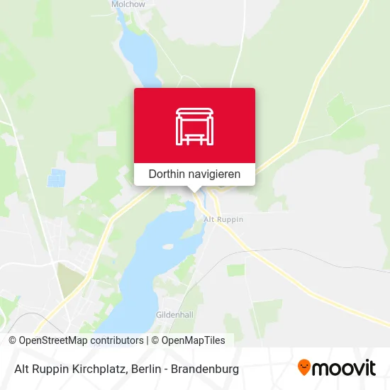 Alt Ruppin Kirchplatz Karte