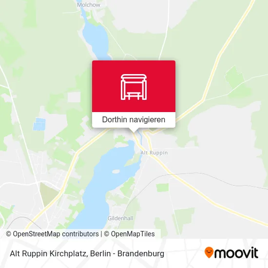 Alt Ruppin Kirchplatz Karte