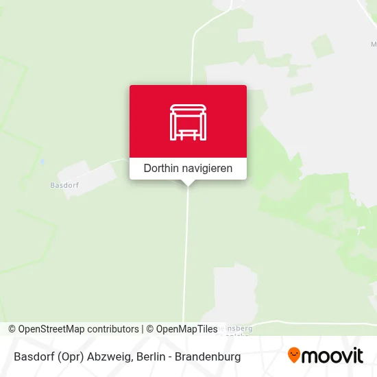 Basdorf (Opr) Abzweig Karte
