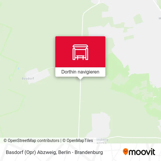 Basdorf (Opr) Abzweig Karte