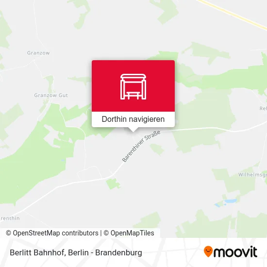 Berlitt Bahnhof Karte