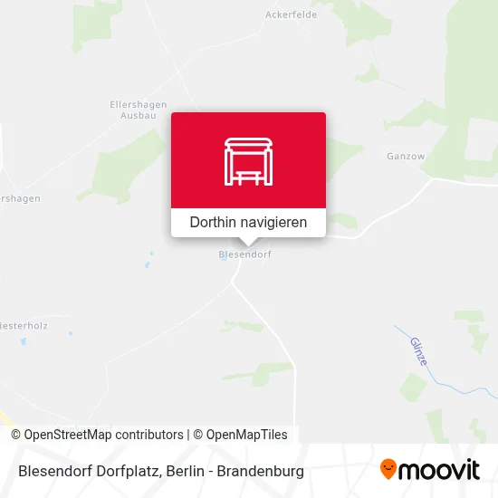 Blesendorf Dorfplatz Karte