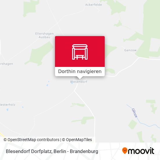 Blesendorf Dorfplatz Karte