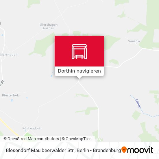 Blesendorf Maulbeerwalder Str. Karte