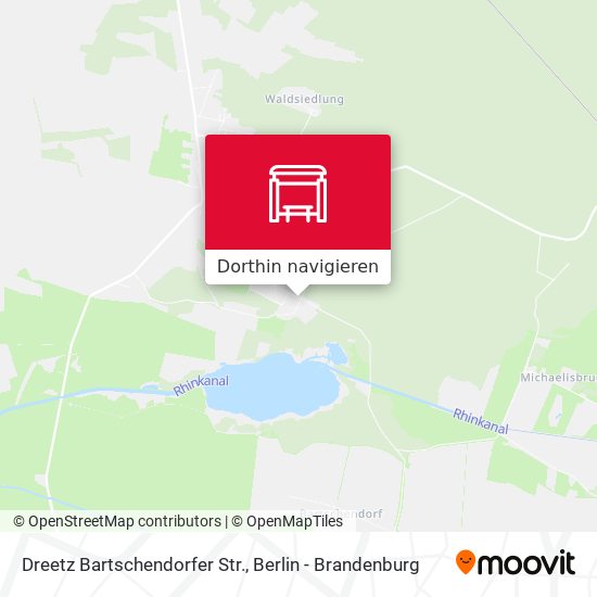 Dreetz Bartschendorfer Str. Karte