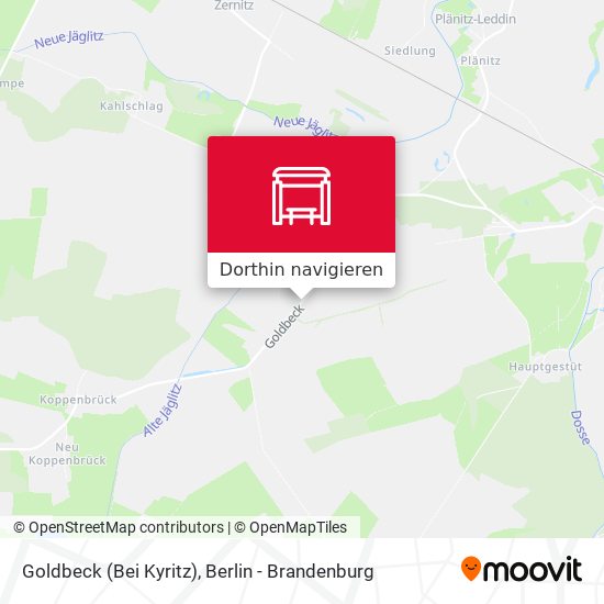Goldbeck (Bei Kyritz) Karte