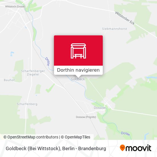 Goldbeck (Bei Wittstock) Karte