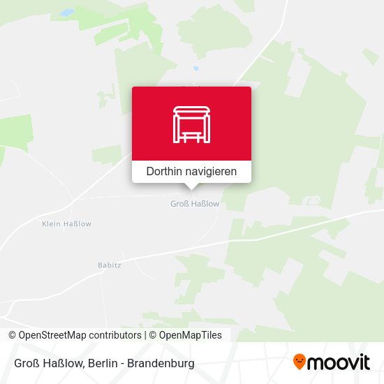 Groß Haßlow Karte