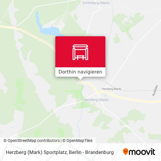 Herzberg (Mark) Sportplatz Karte