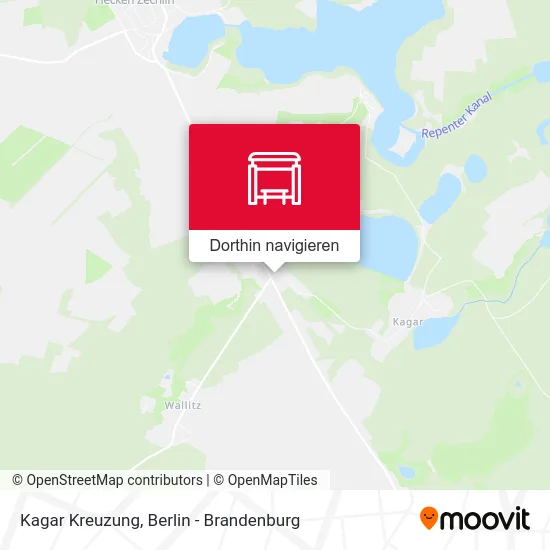 Kagar Kreuzung Karte