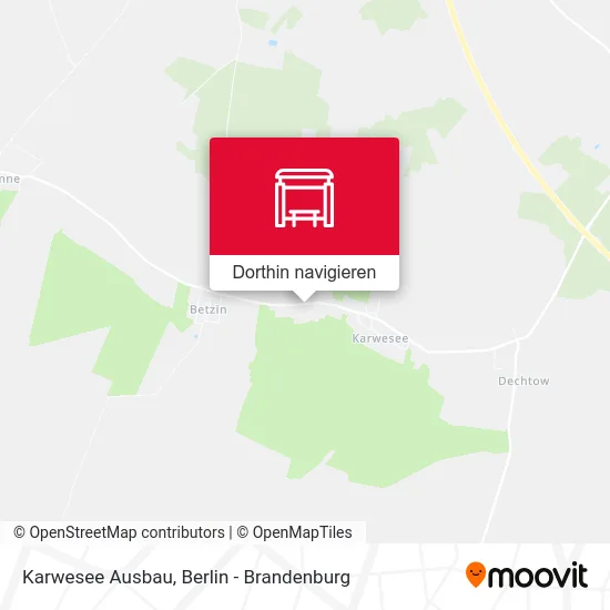 Karwesee Ausbau Karte