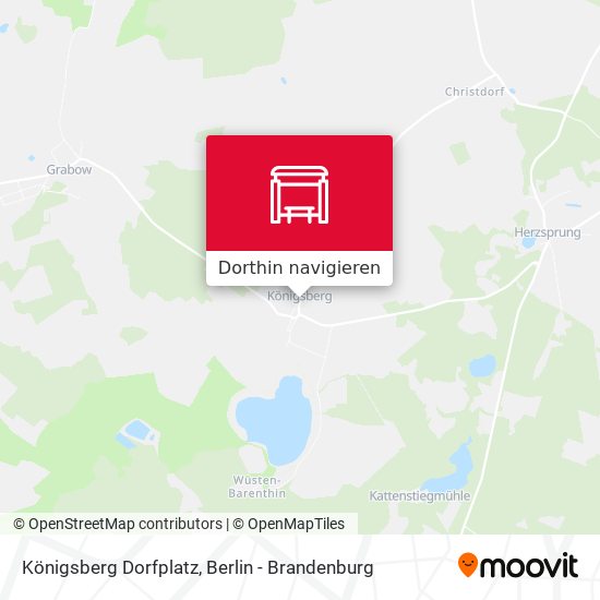 Königsberg Dorfplatz Karte