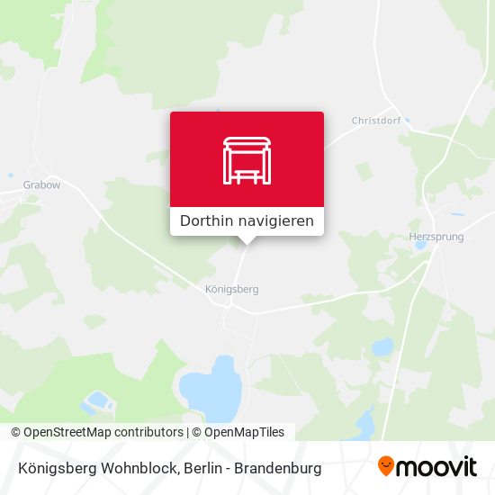 Königsberg Wohnblock Karte