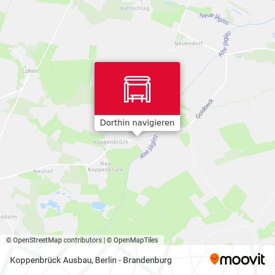 Koppenbrück Ausbau Karte