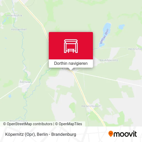Köpernitz (Opr) Karte