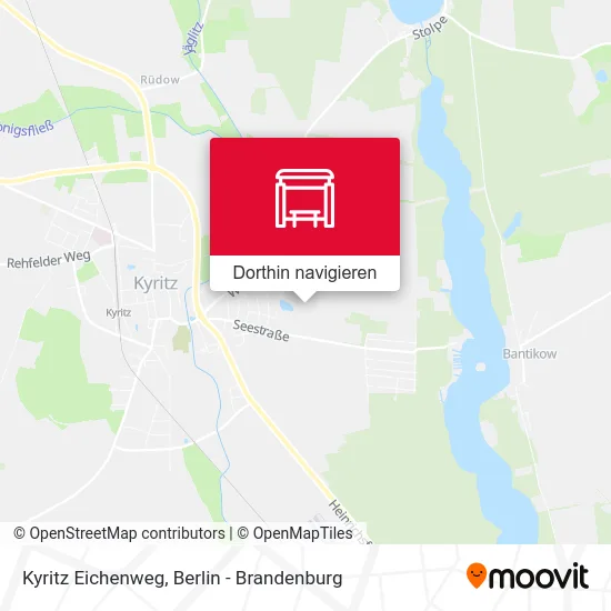 Kyritz Eichenweg Karte
