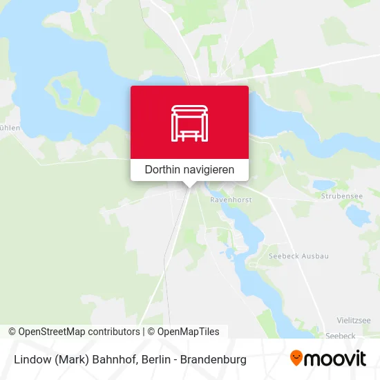 Lindow (Mark) Bahnhof Karte
