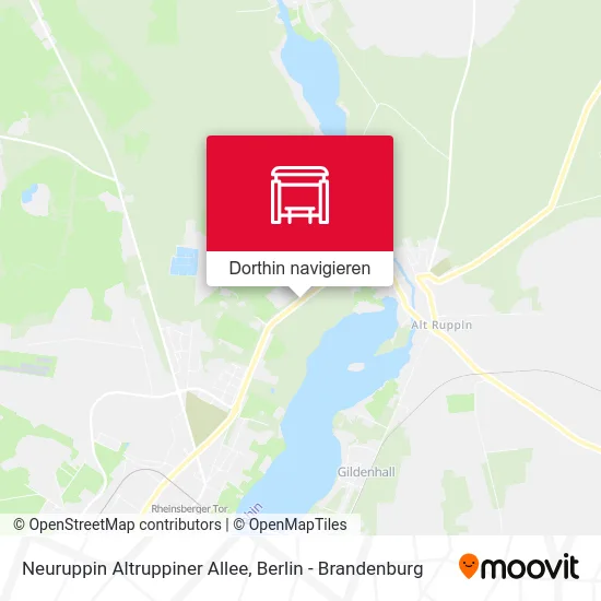 Neuruppin Altruppiner Allee Karte