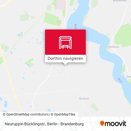Neuruppin Bücklingstr. Karte