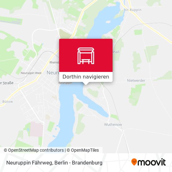 Neuruppin Fährweg Karte