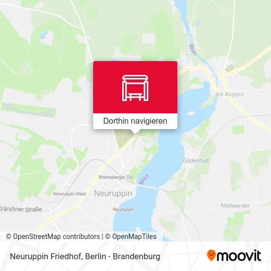 Neuruppin Friedhof Karte