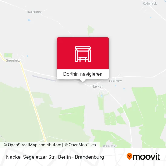 Nackel Segeletzer Str. Karte